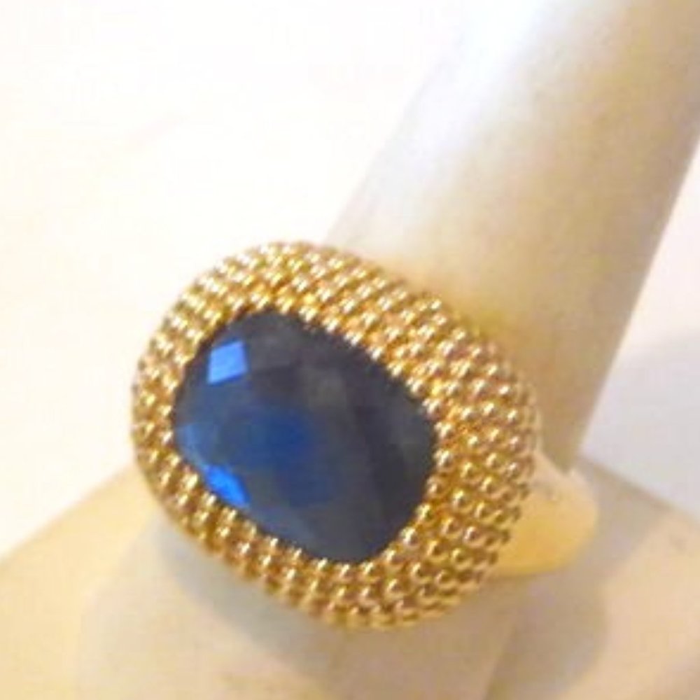 COPY - Technibond Labradorite Gemstone Ring Size 9-1/4 Inch